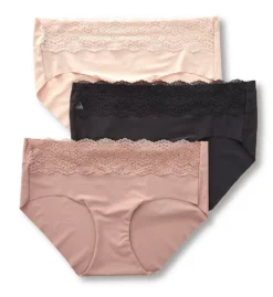 B.tempt'd By Wacoal B.bare Hipster Panty - 3 Pack 970267 -Wacoal Store b temptd by wacoal btmp01 970267 cs2