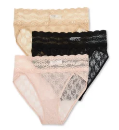 B.tempt'd By Wacoal Lace Kiss Hi-Leg Panty - 3 Pack 970882 -Wacoal Store b temptd by wacoal btmp01 970882 cs2