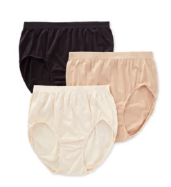 Bali Comfort Revolution Microfiber Brief Panty - 3 Pack DFAK88 -Wacoal Store bali bal001 dfak88 cs2