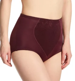 Bali Jacquard Tummy Panel Shaping Brief Panty - 2 Pack X710