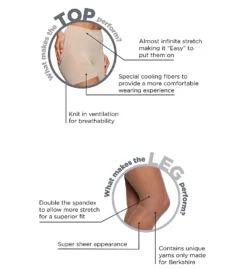 Berkshire Easy On Luxe Ultra Sheer Pantyhose 4262 -Wacoal Store berkshire berk01 4262 cs3
