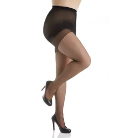 Berkshire Shimmers Plus Size Control Top Sheer Toe Pantyhose 4412 -Wacoal Store berkshire berk01 4412 cs2