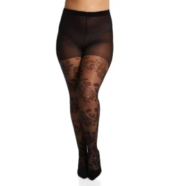 Berkshire Sheer Floral Fashion Tight 4924 -Wacoal Store berkshire berk01 4924 cs6