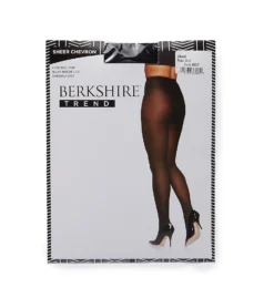 Berkshire Sheer Chevron Control Top Pantyhose 8025 -Wacoal Store berkshire berk01 8025 cs1