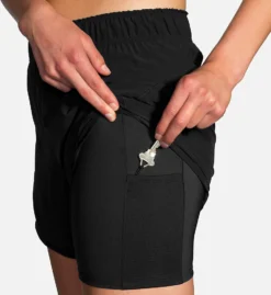 Brooks Chaser 5 Inch 2-In-1 Short 221464 -Wacoal Store brooks movc01 221464 cs3