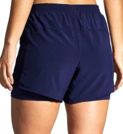 Brooks Moment 5 Inch 2-In-1 Short 221583 -Wacoal Store brooks movc01 221583 bs