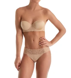 Calvin Klein Seductive Comfort Customized Strapless Push-Up Bra QF1437 -Wacoal Store calvin klein cal001 qf1437 cs3