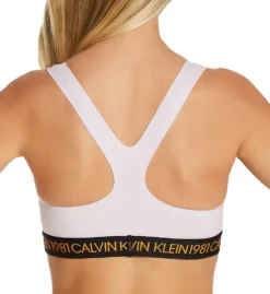 Calvin Klein 1981 Bold Cotton Unlined Bralette QF5577 -Wacoal Store calvin klein cal001 qf5577 bs