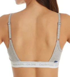 Calvin Klein CK One Cotton Unlined Bralette QF5727 -Wacoal Store calvin klein cal001 qf5727 bs