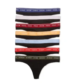 Calvin Klein CK One Thong - 7 Pack QF5937 -Wacoal Store calvin klein cal001 qf5937 cs2