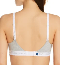Calvin Klein CK One Cotton Lightly Lined Bralette QF6094 -Wacoal Store calvin klein cal001 qf6094 bs