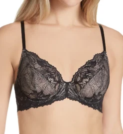 Calvin Klein Seductive Comfort Unlined Lotus Floral Bra QF6572