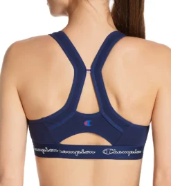 Champion The Authentic Racerback Script Logo Sports Bra B1429G -Wacoal Store champion chmp01 b1429g bs
