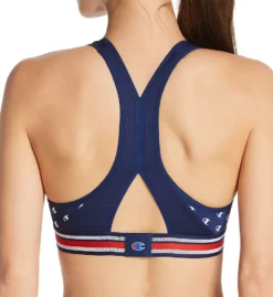 Champion The Curvy Printed Sports Bra B9373P -Wacoal Store champion chmp01 b9373p bs