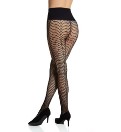 Commando Ikat Net Tights HN051 -Wacoal Store commando helo01 hn051 bs