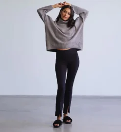 Commando Neoprene Split Front Pant NEO205 -Wacoal Store commando helo01 neo205 cs1