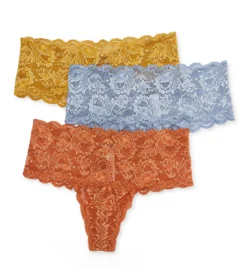 Cosabella Never Say Never Metallic Comfie Thongs - 3 Pack NSM3343 -Wacoal Store cosabella cos001 nsm3343 cs2