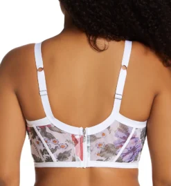 Cosabella Sardegna Printed Curvy Plunge Longline Bra SAR1162 -Wacoal Store cosabella cos001 sar1162 bs