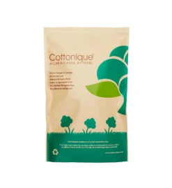 Cottonique Latex Free Organic Cotton Booties - 2 Pack M27700 -Wacoal Store cottonique cot01 m27700 cs1