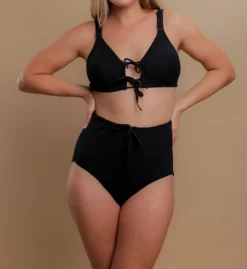 Cottonique Latex Free Organic Cotton Drawstring Bra W12218 -Wacoal Store cottonique cot01 w12218 cs5