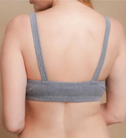 Cottonique Latex Free Organic Cotton Front Close Support Bra W12224 -Wacoal Store cottonique cot01 w12224 bs