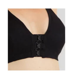 Cottonique Plus Latex Free Organic Cotton Front Close Bra W12227 -Wacoal Store cottonique cot01 w12227 cs2