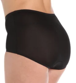 Cuddl Duds Lorraine Nylon Full Brief Panty With Picot Trim LR103 -Wacoal Store cuddl duds cudd01 lr103 bs