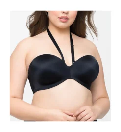 Curvy Couture Smooth Strapless Multi-Way Uplift Bra 1290 -Wacoal Store curvy couture cuco01 1290 cs3