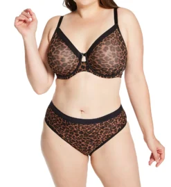 Curvy Couture Sheer Mesh Unlined Underwire Bra 1311 -Wacoal Store curvy couture cuco01 1311 cs1