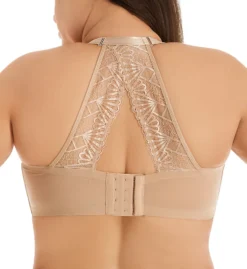 Curvy Couture Tulip Front Close Push Up T-Shirt Underwire Bra 1327 -Wacoal Store curvy couture cuco01 1327 bs