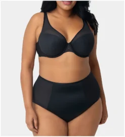 Curvy Couture Diamond Net High Apex Bra 1336 -Wacoal Store curvy couture cuco01 1336 cs2