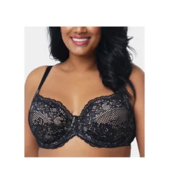 Curvy Couture Beautiful Bliss Lace Unlined Underwire Bra 1341