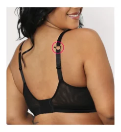 Curvy Couture Sheer Mesh Bralette 1355 -Wacoal Store curvy couture cuco01 1355 bs