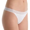 DKNY Classic Cotton Lace Trim Thong DK5007