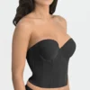 Dominique Brie Microfiber Bustier Bra 6380