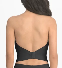 Dominique Valerie V Wire Low Back Power Mesh Bustier Bra 6390 -Wacoal Store dominique dom001 6390 bs