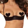Dreamgirl Elegant Persuasion Open Cup Shelf Bra 9385