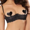 Dreamgirl Stretch Lace Open Cup Underwire Bra 9386