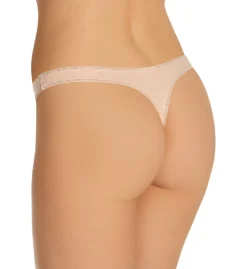Eberjey Pima Goddess Picot Edge Thong - 3 Pack A618LR3 -Wacoal Store eberjey eber01 a618lr3 bs