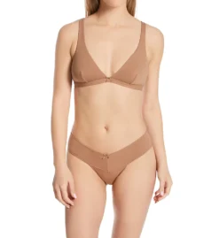 Eberjey Pima Stretch Cotton V Bralette B2025V -Wacoal Store eberjey eber01 b2025v cs2