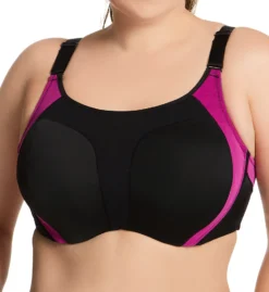 Elila Microfiber Underwire Sports Bra 2511