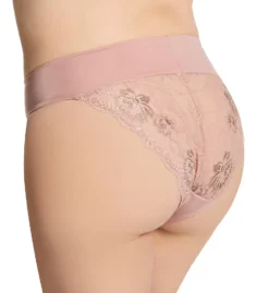 Elila Microfiber & Lace Tanga Panty 3903 -Wacoal Store elila elil01 3903 bs