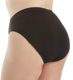 Elita Plus Size Microfiber Hi-Cut Brief Panty 6142 -Wacoal Store elita eli001 6142 bs