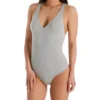Felina Urban Lounge Modal Thong Bodysuit W/ Criss-Cross 900377