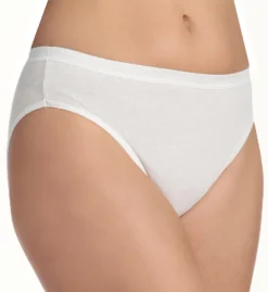 Fruit Of The Loom Cotton Hi-Cut Brief Panties - 3 Pack 3DHICAS