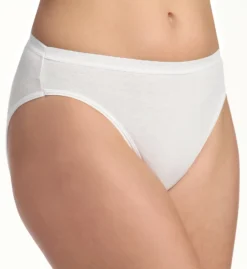 Fruit Of The Loom Cotton Hi-Cut Brief Panties - 3 Pack 3DHICWH