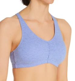 Fruit Of The Loom Shirred Front Racerback Sports Bra - 3 Pack 90011