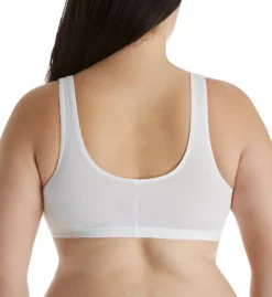 Fruit Of The Loom Comfort Cotton Blend Front Close Sports Bra 96014 -Wacoal Store fruit of the loom fotl01 96014 bs