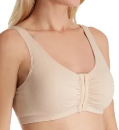 Fruit Of The Loom Comfort Cotton Blend Front Close Sports Bra 96014