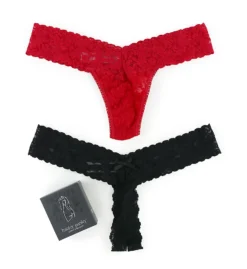 Hanky Panky After Midnight Naughty & Nice Boxed Thong Set 49NNPK -Wacoal Store hanky panky hnk001 49nnpk cs2